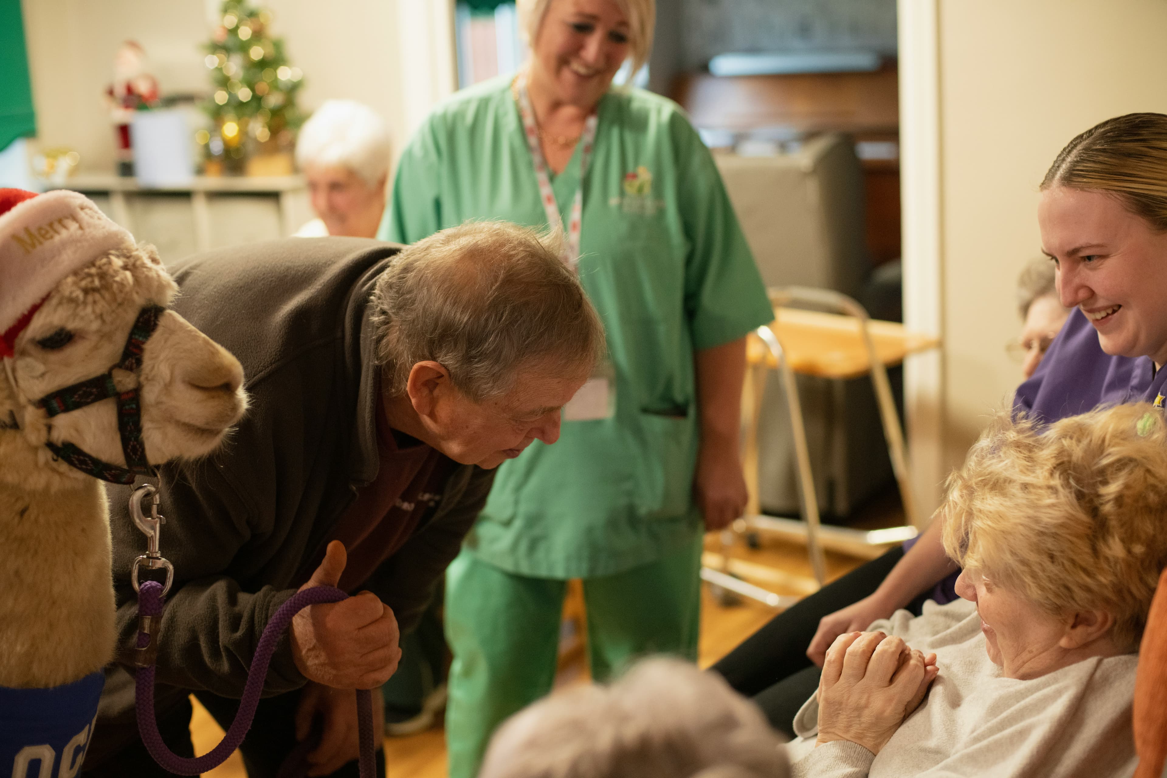 Caregiver and patient